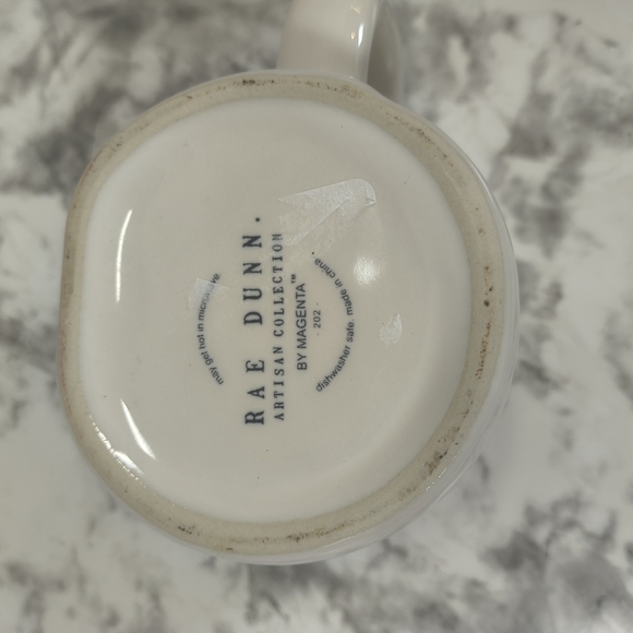 Rae Dunn Coffee Mug White /Red Heart Design - Picture 4 of 4